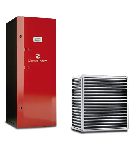 Oras-Vanduo šilumos siurblys BoxAir Inverter Split Combi